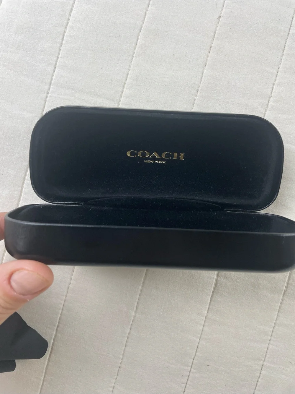 Coach eyeglasses case